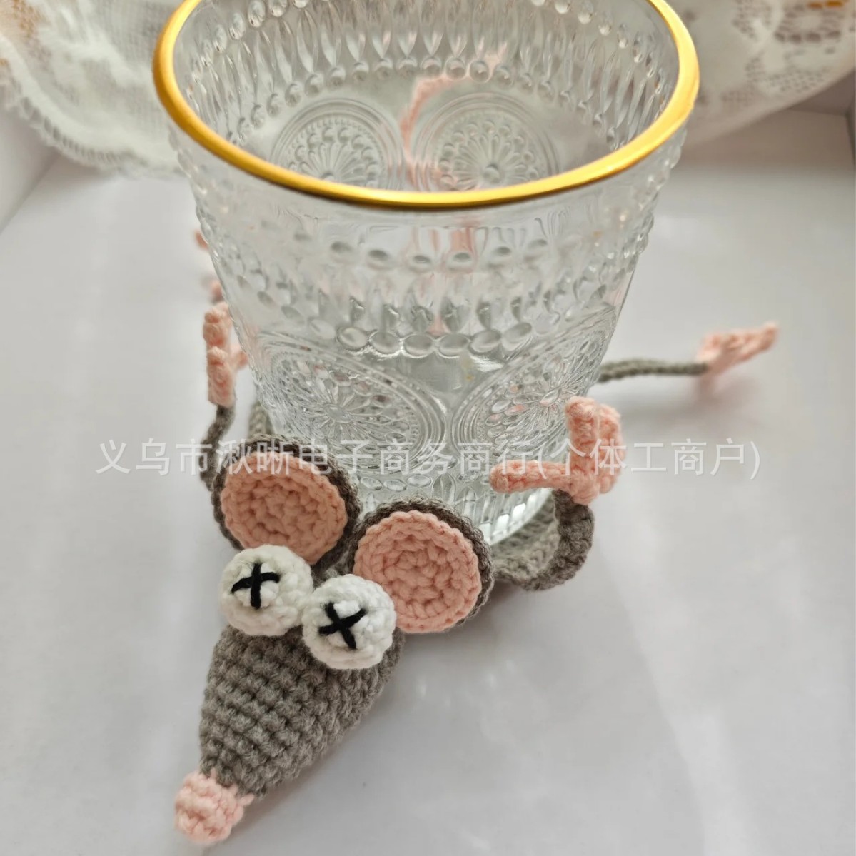 Productos ganchos descomprimidos para cojines de tazas de animales, ardilla, rana, tortuga, aislamiento térmico extraño, cojines de agujas de acoplamiento image 7