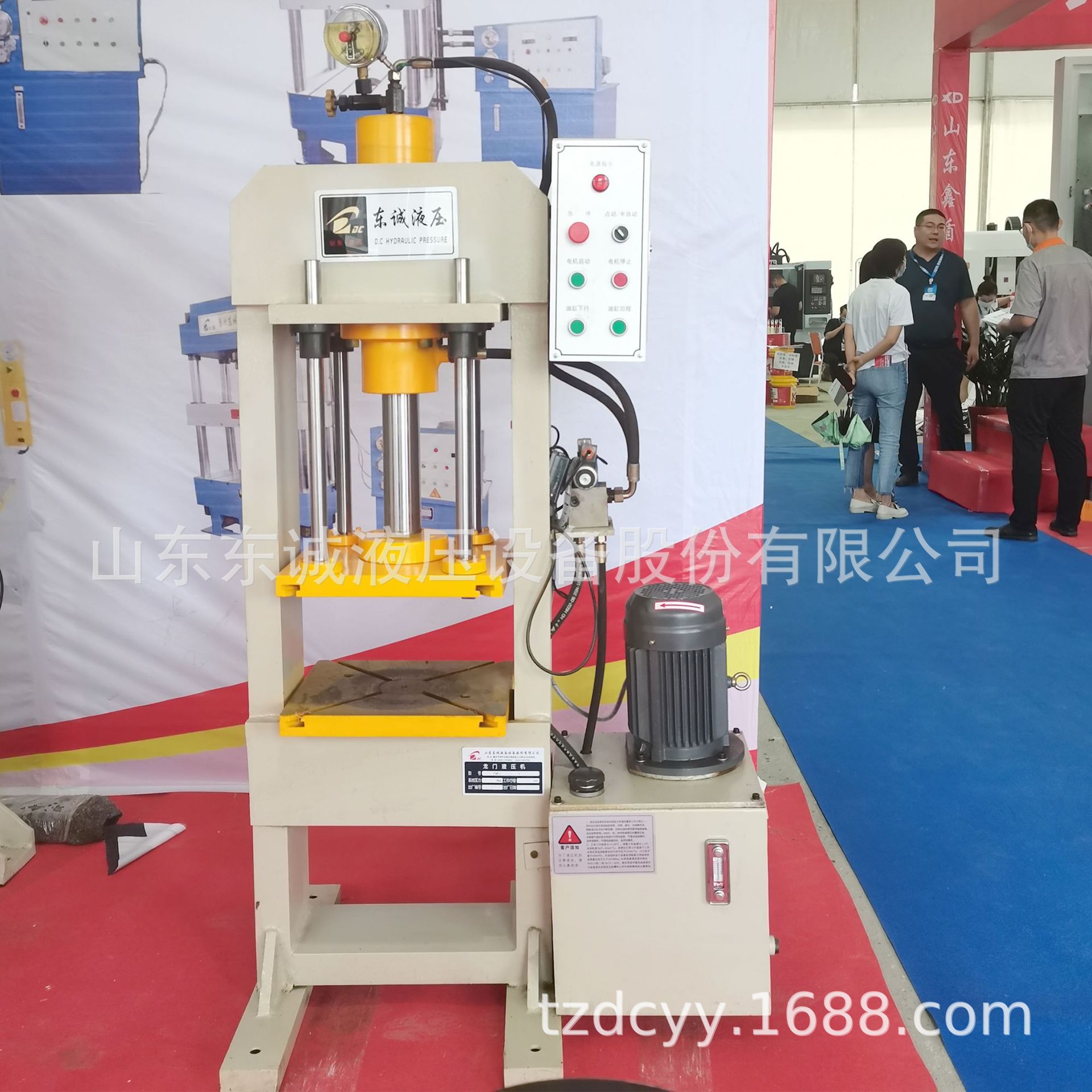 东城液压供应20吨龙门液压机 压装龙门液压机 20T轴承压装油压机