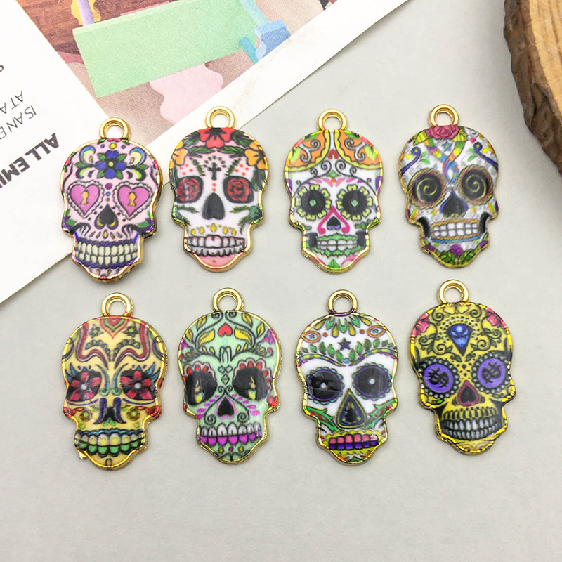 1 Piece 1 Set Alloy Skull Pendant display picture 8