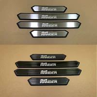 Подходит для Ford RANGER, ABS черная пластиковая накладка на порог, модифицированная защитная накладка на педаль приветствия, поставки