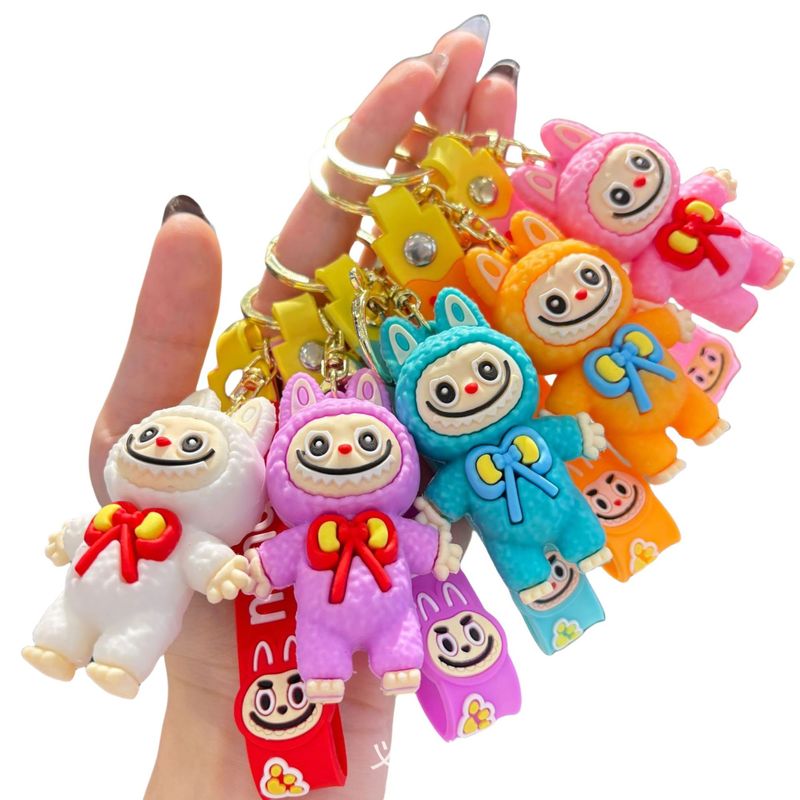 クリエイティブラブブキーホルダーペンダントかわいい装飾品人形バッグペンダントギフトキーチェーン卸売|undefined