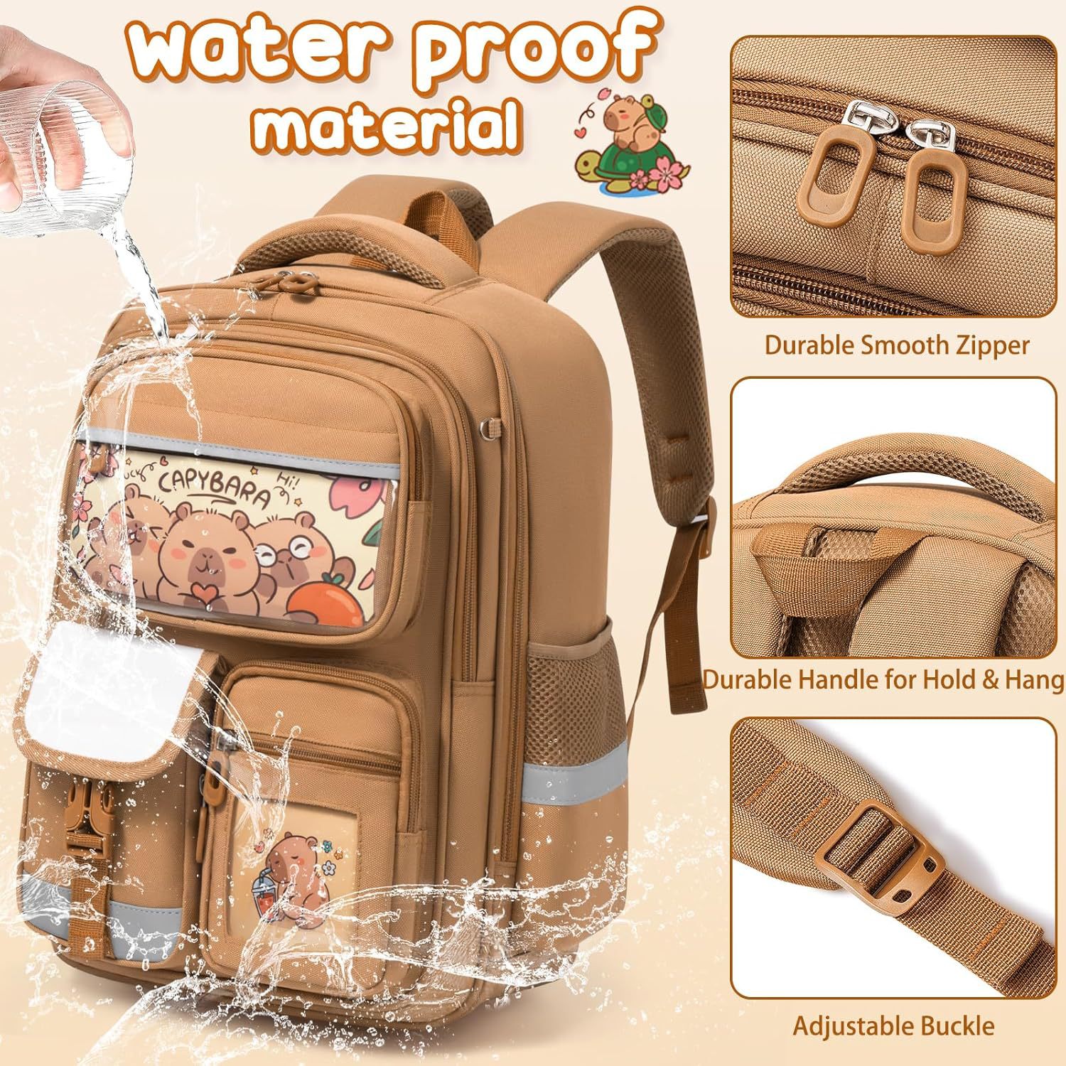 Teaching stationery, set, backpack, pencil case, badge, pen for pencils, laptop 3