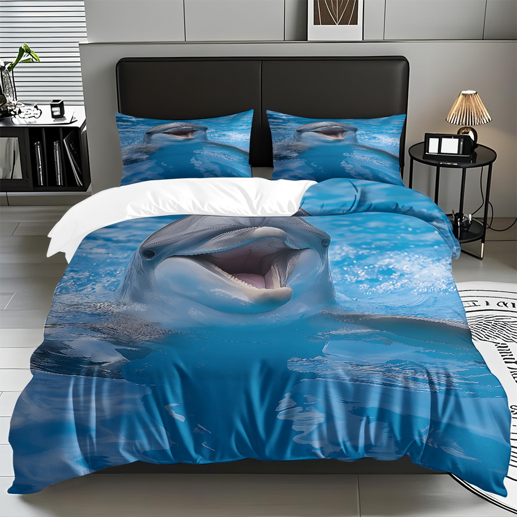 Ventas transfronterizas calientes de una variedad de patrones de reliquias marinas impresión digital colcha