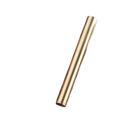Creative Brass Nunchuk Lighter Classic Mini Compact Portable Grinding Wheel Kerosene Lighter as a Gift for Men
