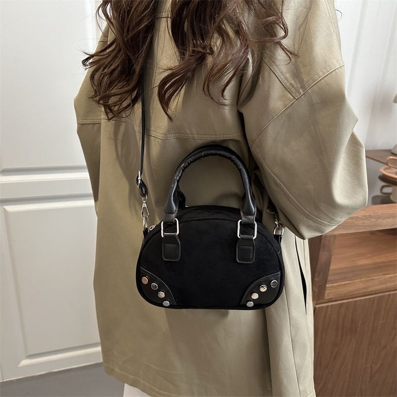 Retro Bowling Tasche Für Damen, Stilvolle Umhängetasche_voghion.com