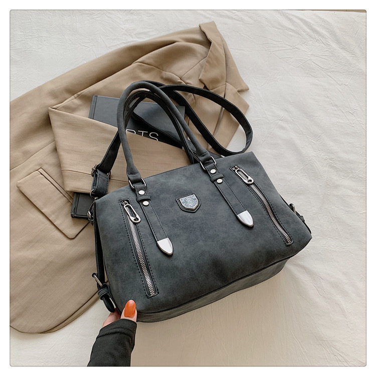 New cross-border foreign trade women's bag 2024 Retro casual handbag, European and American trend single-shoulder crossbody bag, tote bag for women undefined