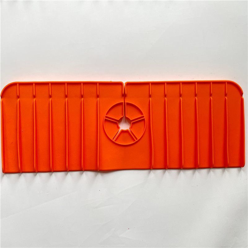 Cruz-frontera caliente silicona drenaje pad cocina impermeable seco drenaje pad almohadilla de silicona a prueba de salpicaduras