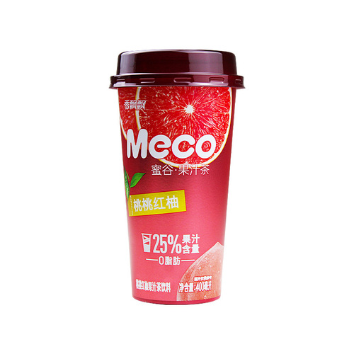 Xiangppiao Milk Tea Meco Honey Valley Juice Tea Ready-to-Drink 15 Cup Pack Wholesale Lime Cherry Berry Berry