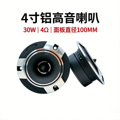 Avtomobil audio Tweeter alüminium ərintisi yüksək güclü 4 düymlük Tweeter dinamik