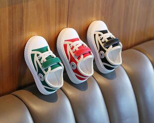 2023 Spring and Autumn New 0-1-8 Years Old Children's Canvas Shoes Slip-on Hot Sneakers Canvas Shoes for Boys and Girls