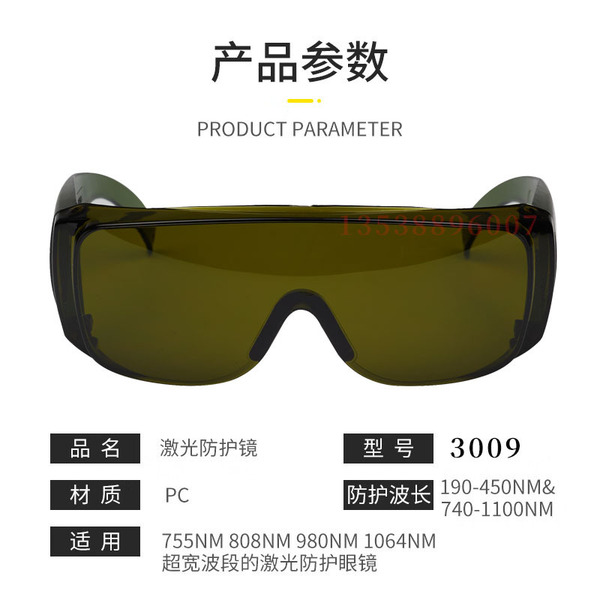 Blosshand window anti -infrared laser protective glasses 1064NMYAG…
