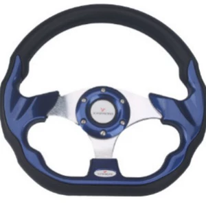 Cross-Border Blue Special-Shaped Yomiracing Steering Wheel Modified for Cars, Yachts, and Golf Courses