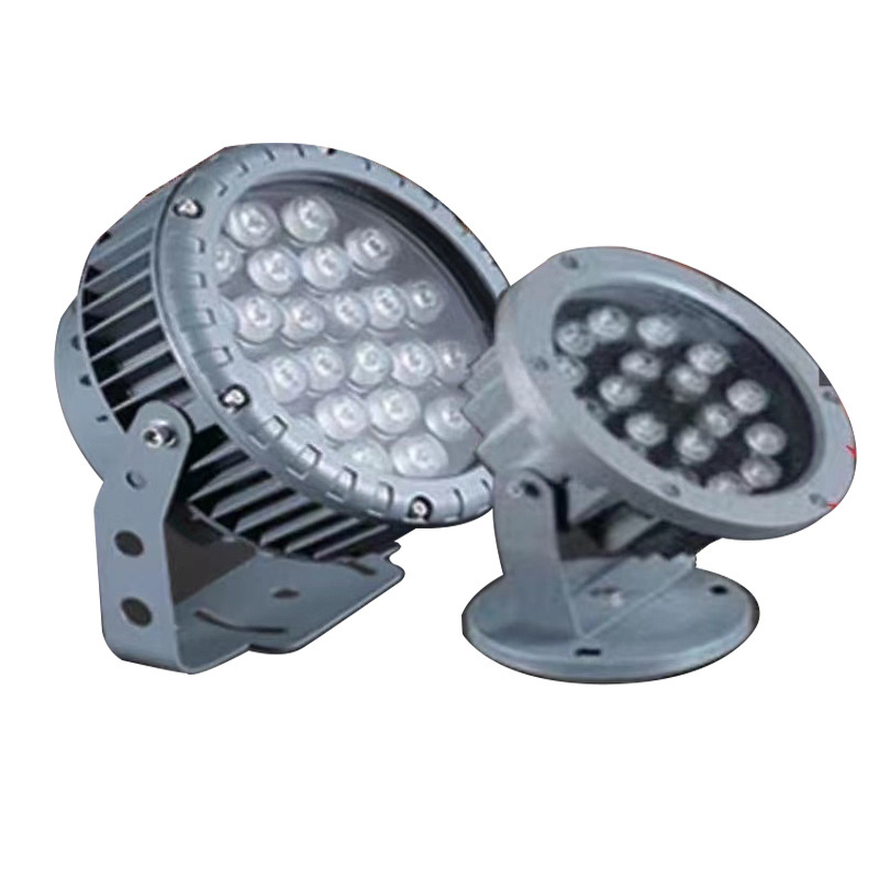Color dorado reflector led al aire libre impermeable lámpara de pie cuadrado césped jardín patio luz cálida árbol proyector image 6