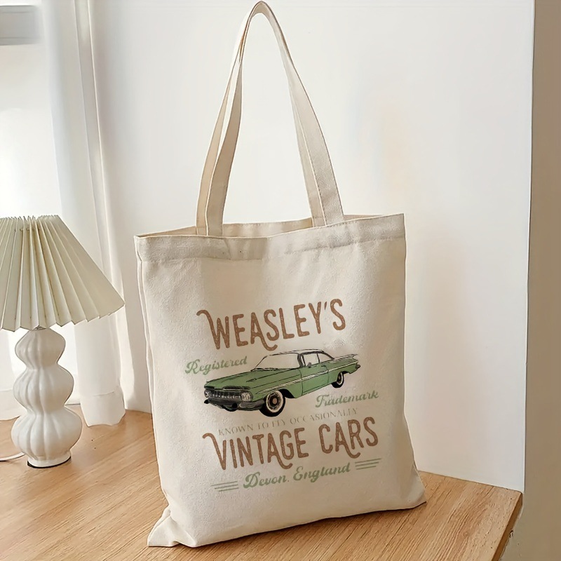 double-sided durable linen bag