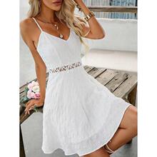 D 83107 Sleeves Solid Dress �����B��ȹ ���R�d�羳�W