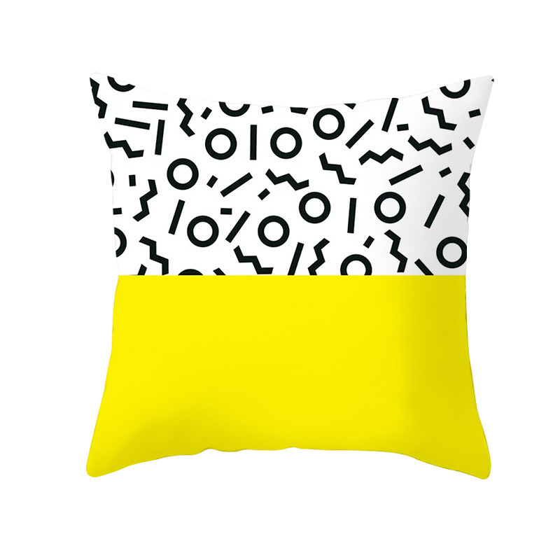 Geometric Sofa Pillow Cover