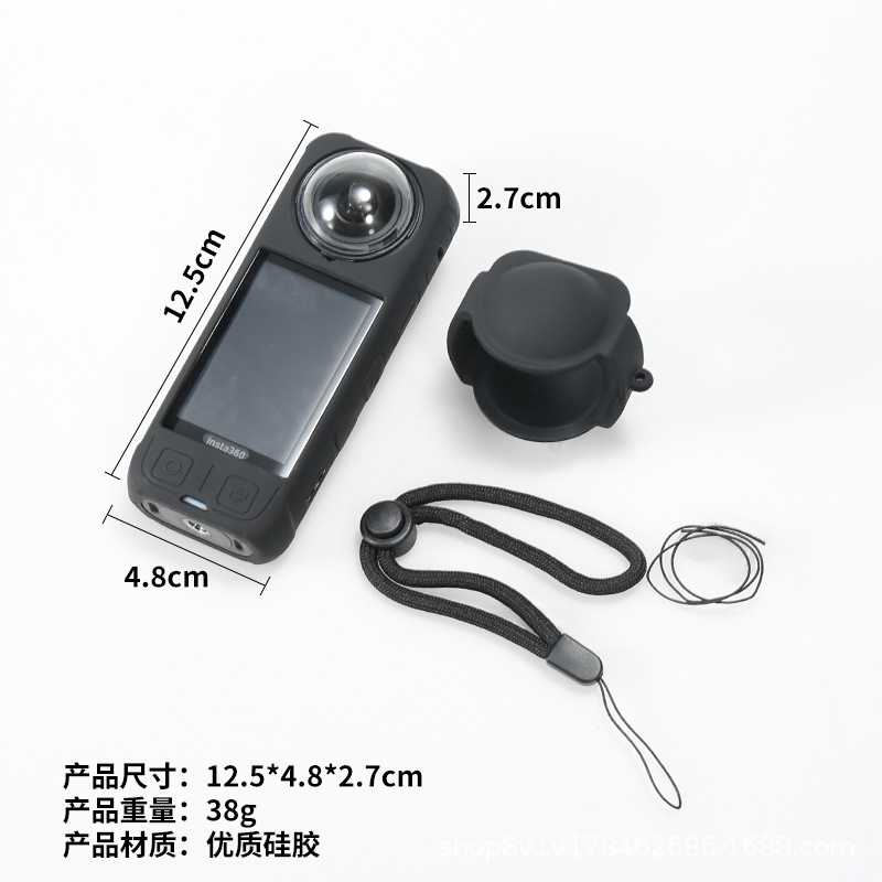 Shadowstone Insta360X4/X5 ミニ収納バッグ落下防止ボディバッグ 360x5 保護バッグパノラマカメラアクセサリー