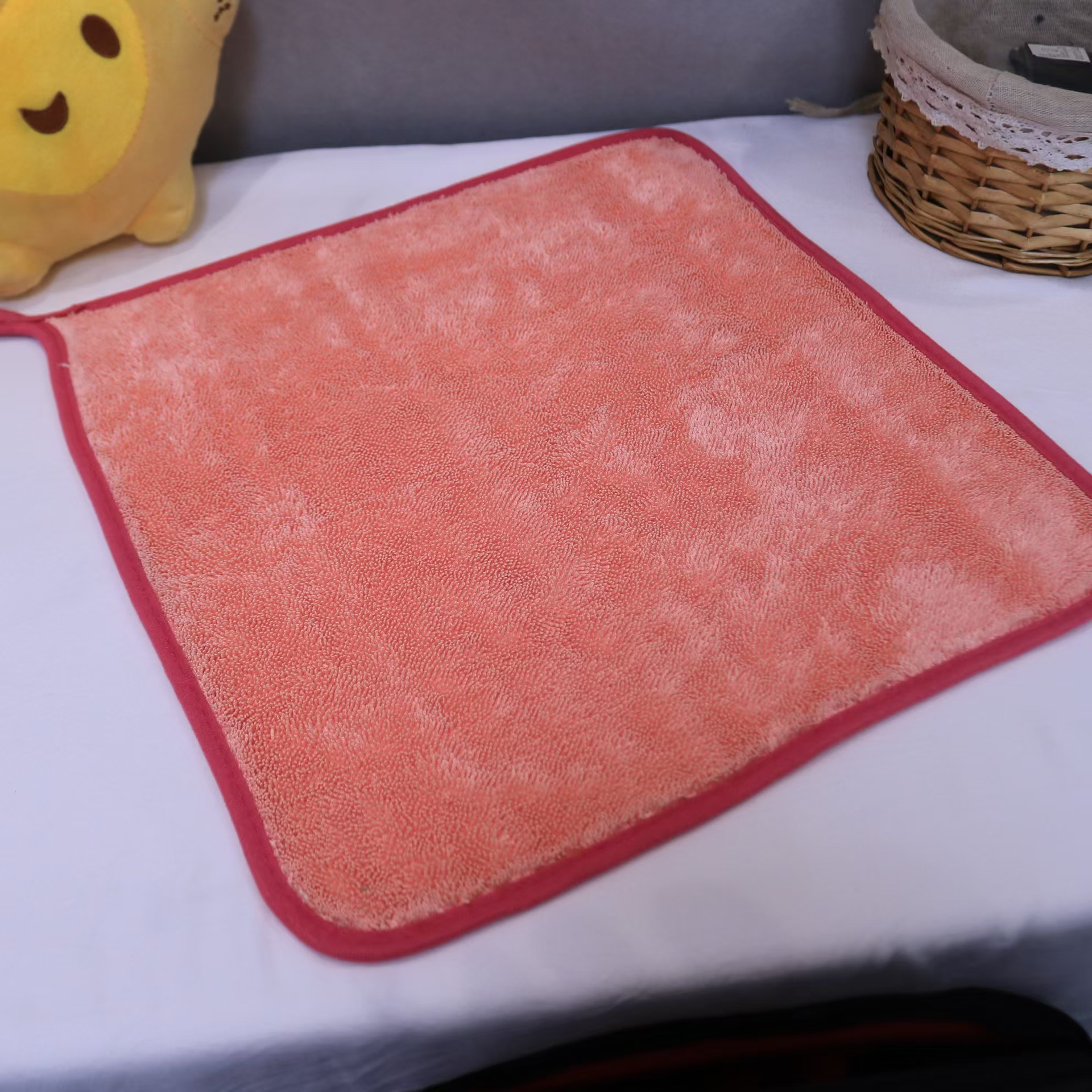 Color engrosado trenzas pequeñas torcidas toallas de limpieza de automóviles super absorción de agua sin cabello sin marcas de toallas de limpieza de automóviles