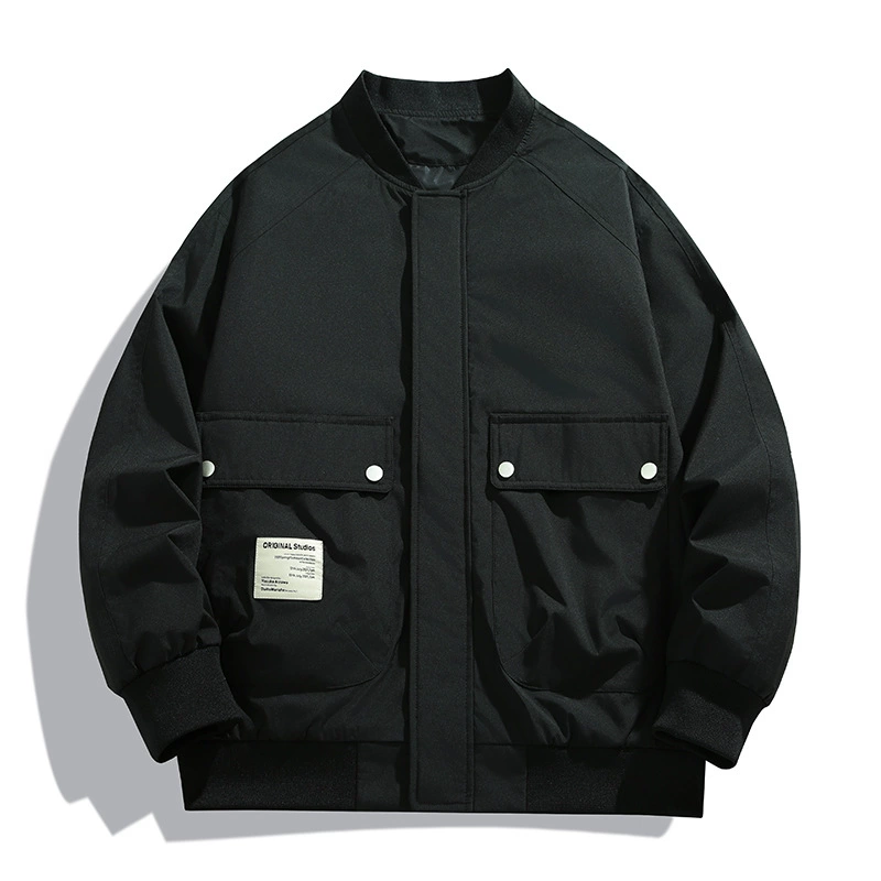 2023 Весенняя новая куртка, мужская повседневная куртка с воротником, Мужская весенне-осенняя дышащая Молодежная приталенная модная мужская одежда