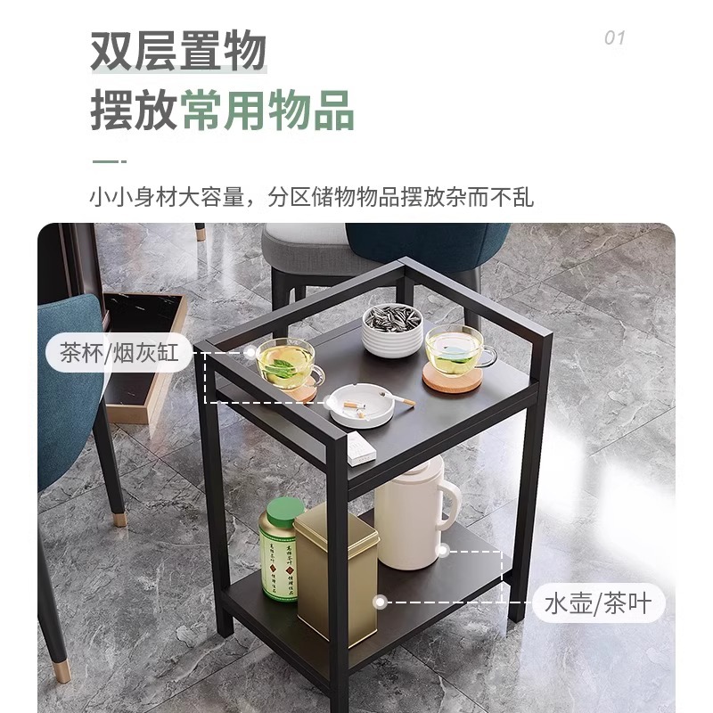 Mesa de té mesa de mahjong tabla especial para sala de ajedrez y tarjetas tabla lateral tabla lateral tabla lateral de doble capa máquina de mahjong