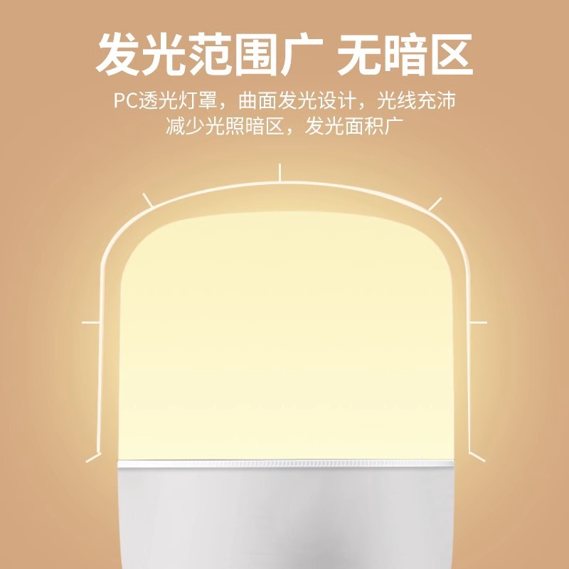 Lámpara de araña de comedor de dormitorio doméstico led súper brillante E27 bombilla de ahorro de energía de boca de tornillo fuente de luz de iluminación comercial lámpara de luz cálida amarilla