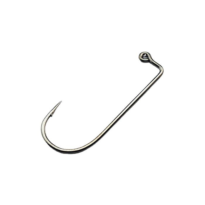 Qihu boutique de acero de alto carbono 9050 gancho de plomo de ángulo recto luya fábrica a granel al por mayor gancho de pesca tubo miniatura