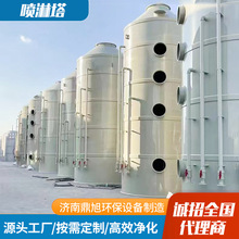 厂家供应 喷淋塔 酸雾废气吸附处理 工业脱硫塔设备 PP喷淋塔