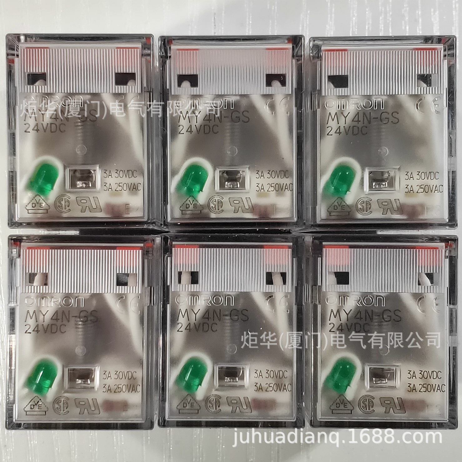 MY4N-GS DC24中间继电器MY系列OMR0N全新原装未拆封质保一年