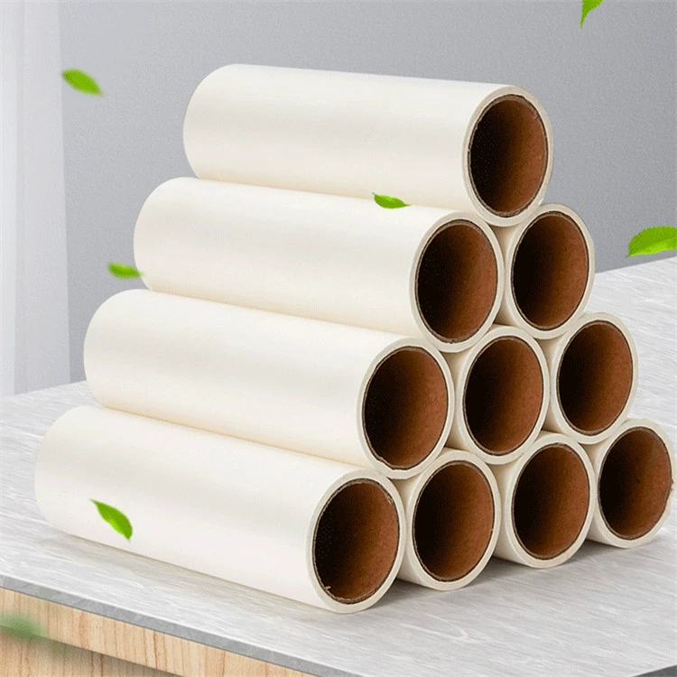 Клей для волос Сменный рулонный бумажный сердечник Слезимая Пылезащитная бумажная щетка Одежда Волосы Клейкая бумага Ролик 10 см Удаление волос