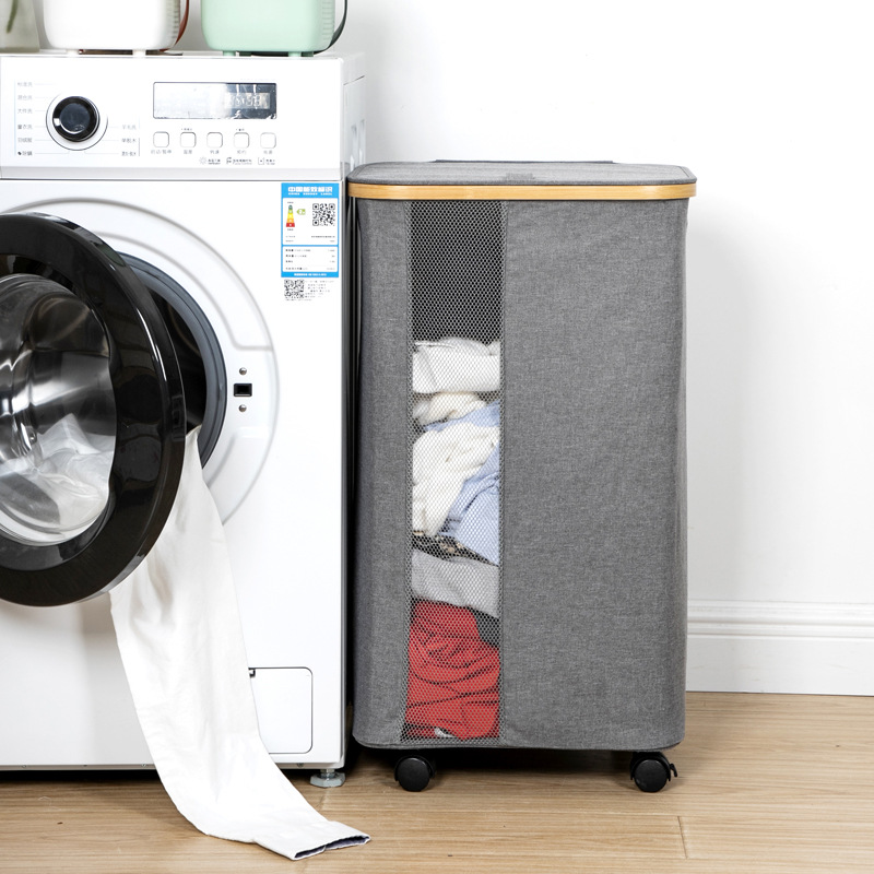 Cesta de ropa sucia de dormitorio japonés de baño canasta de ropa sucia plegable canasta de almacenamiento de ropa sucia juguetes tela de almacenamiento de bocadillos