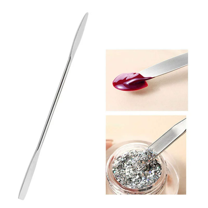 Foundation stainless steel, double-sided painted scraper, mixing stick, (Physicals)