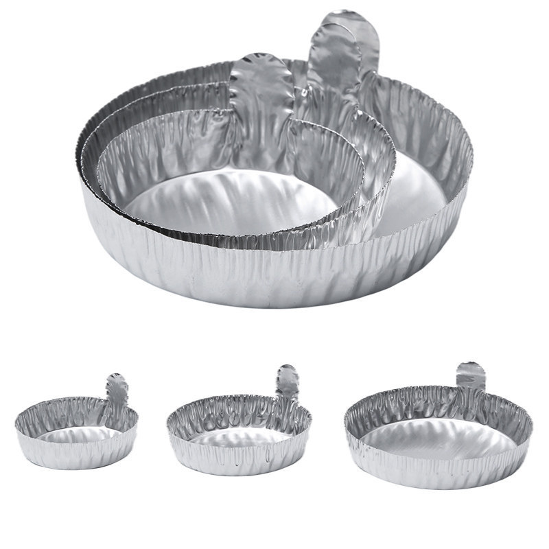 Aluminum foil weighing dish weighing boat chemical laboratory with handle for packaging dry moisture test powder for aluminum Aluminum foil weighing dish weighing boat chemical laboratory with handle for packaging dry moisture test powder for aluminum
