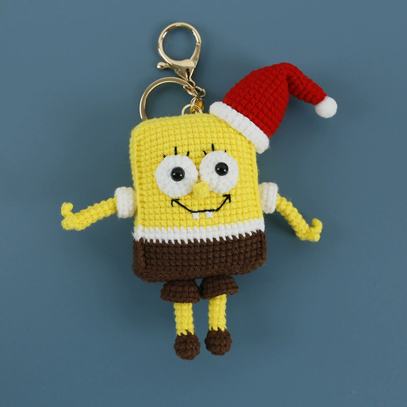 Cartoon woven doll handmade, creative pendant, DIY