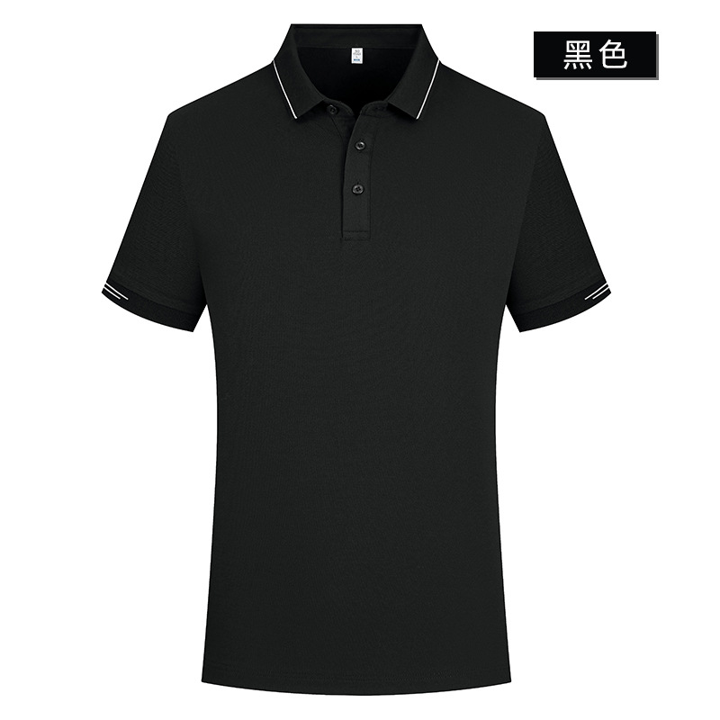 Camiseta POLO de alta calidad antibacteriana 5A de fibra Sorona de algodón de fibra larga de Xinjiang, ropa de trabajo personalizada con logotipo impreso o bordado