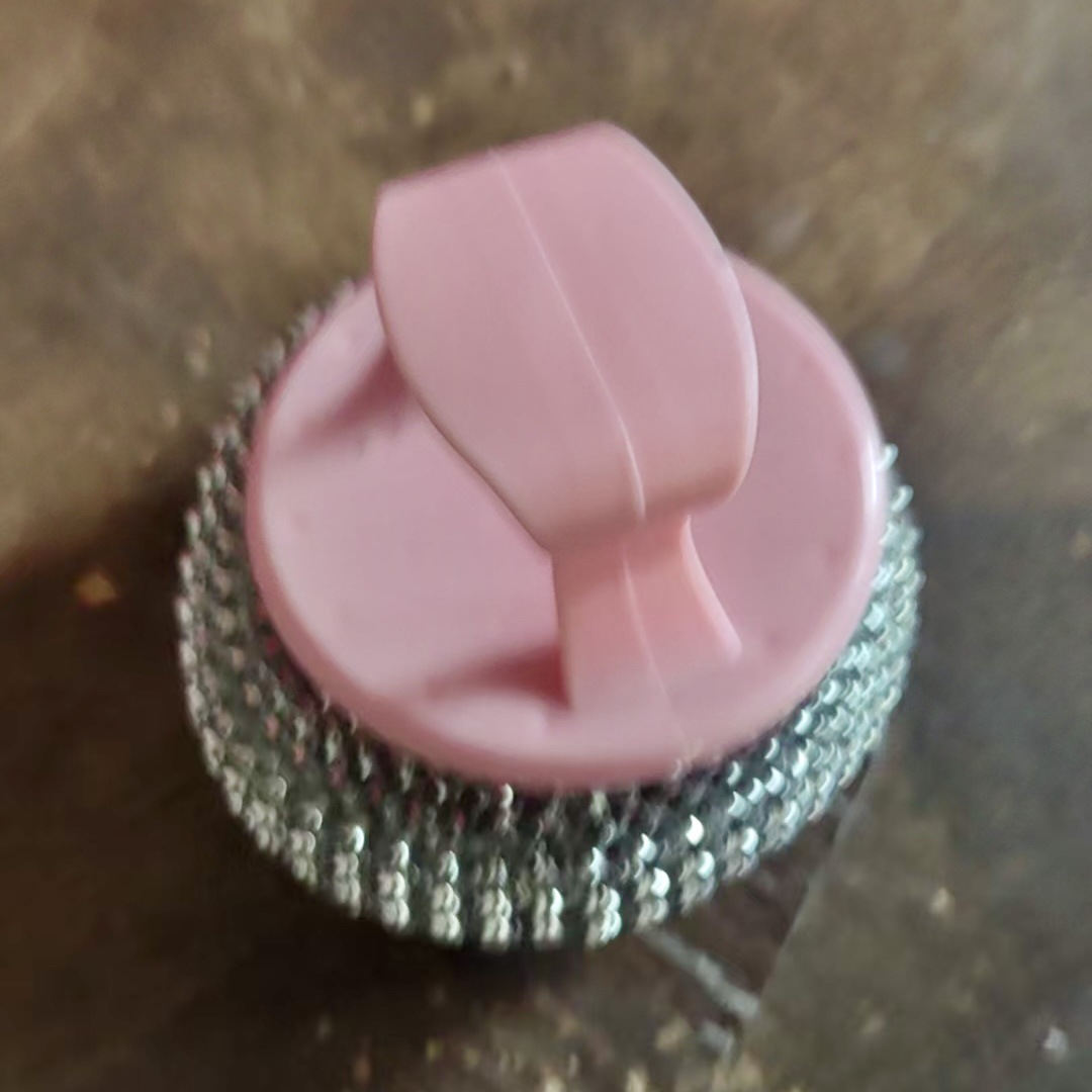 Bola de acero desmontable, bola de limpieza, mango, cepillo de lavado de platos, cepillo de limpieza de cocina, cepillo de limpieza de platos al por mayor