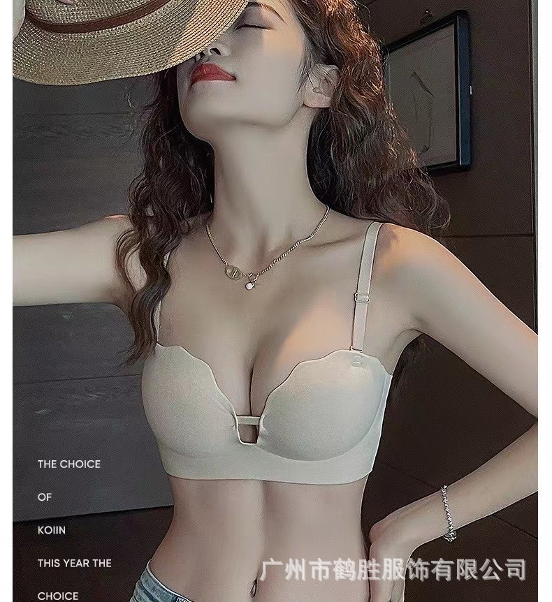 Venta directa de fábrica comercio electrónico transfronterizo Sudeste de Asia Vietnam Tailandia damas sin costuras sujetador de recogida lateral cómodo