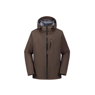 Fertilized and enlarged logo bird same series outdoor soft shell hooded jacket men's jacket fleece-lined weatherproof and rainproof
