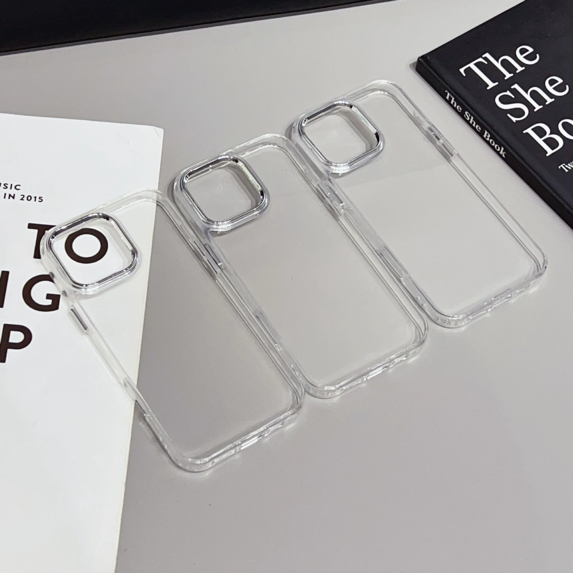 Чехол для iPhone 16 Pro Max, Apple 16E, Huawei, прозрачный акриловый, с гальваническим покрытием, зеркальный, защитный.