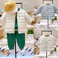 韩国童装2025秋款.儿童百搭棉服夹棉外套757