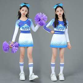 儿童专业啦啦操拉拉队比赛演出服中小学生健身操竞技运动会体操服