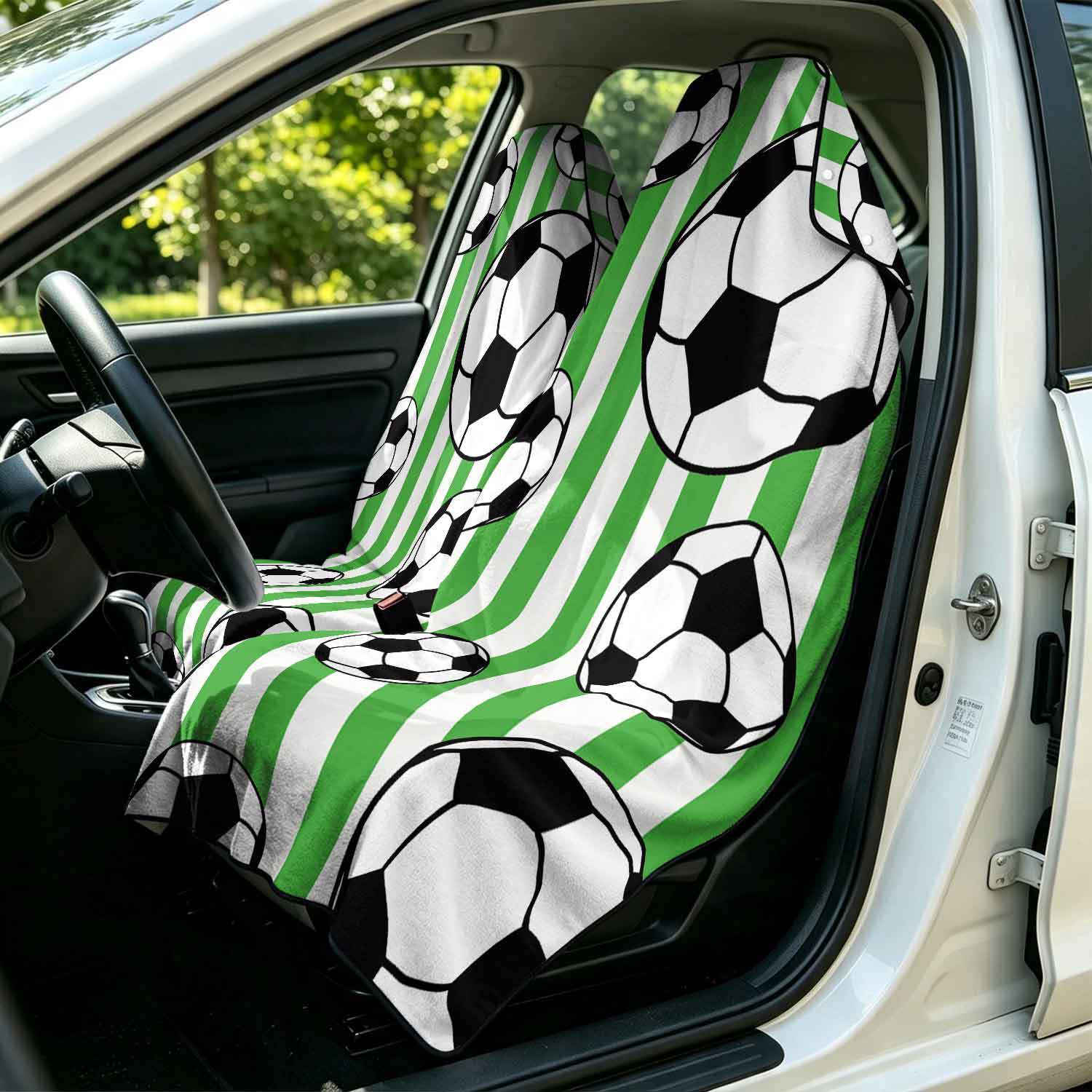 2-piece dual-use car seat cover, ultra-fine fiber, can be used as a beach towel, printed car protective seat cover 13