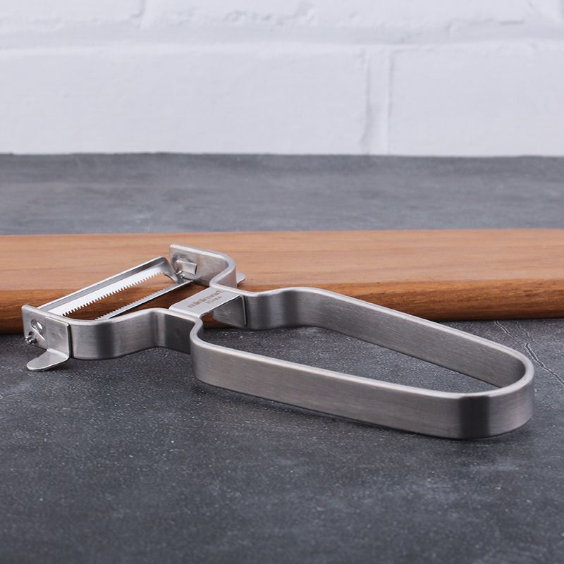 304 acero inoxidable cuchillo de acero completo raspador de cocina raspador de frutas patatas caseras raspador de frutas y verduras