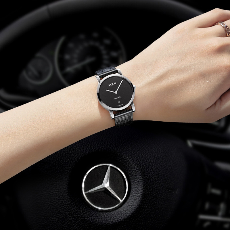 YOME watch female student ins style simple temperament Korean style waterproof quartz Women's Watch casual fashion couple