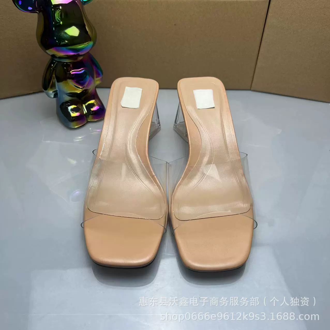 Woxin ZA Летние новые женские туфли прозрачные абрикосовые сексуальные хрустальные туфли на каблуках прозрачные дикие туфли на высоком каблуке сандалии женские