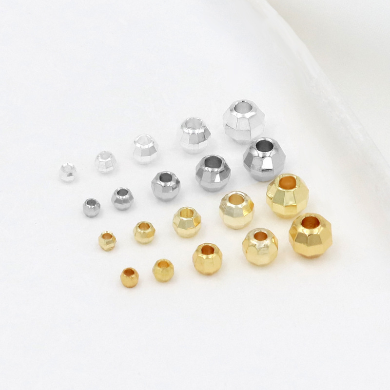 Copper-Plated 18K Real Gold Rhombus Laser Pattern Beads DIY Gold Beads Beading 14K Gold-Filled Color-Preserving Bracelet Spacer Beads D13 Copper-Plated 18K Real Gold Rhombus Laser Pattern Beads DIY Gold Beads Beading 14K Gold-Filled Color-Preserving Bracelet Spacer Beads D13