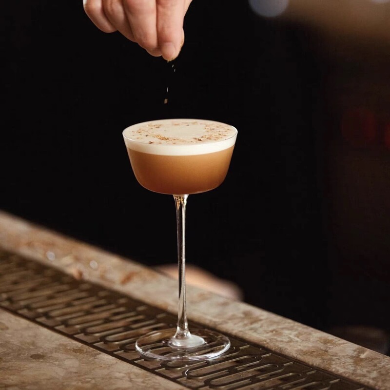 Japanese-Style Lead-Free Crystal Glass Cup, Professional Bartender's High-Footed Cocktail Glass, Martini Cocktail Glass, Coffee Cup Japanese-Style Lead-Free Crystal Glass Cup, Professional Bartender's High-Footed Cocktail Glass, Martini Cocktail Glass, Coffee Cup