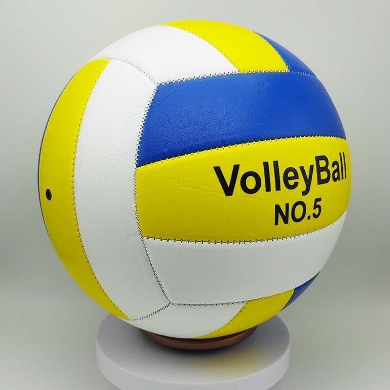 [1.6mm 일반 모델] 5호 파란색, 흰색, 노란색 배구-[5호 배구] [펌프] [팽창 바늘] [그물 가방] 핫 세일