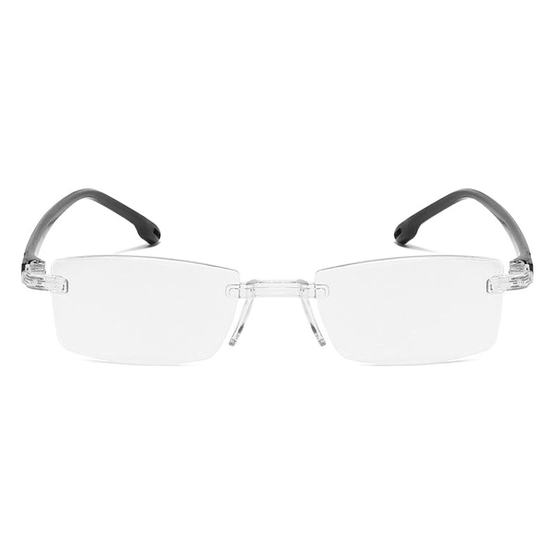 Новые очки для чтения с защитой от синего света, бескаркасные цельные алмазные передовые проточные реки и озера, стойла, прозрачные очки для чтения