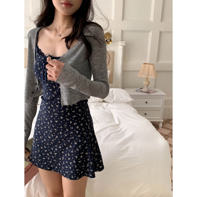 3th Morning oxygen paper human cool feeling tensel cotton V-neck sunscreen knitted cardigan ZY2986