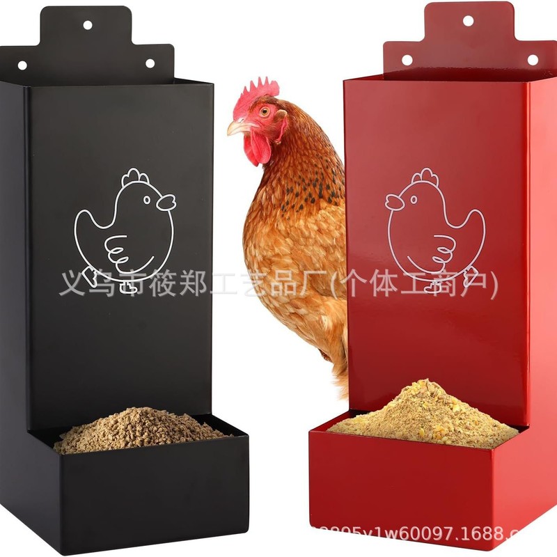 国境を越えた新しい製品鉄重力自動鶏粒フィーダー家の装飾装飾品シンプルな金属クラフト装飾品|undefined